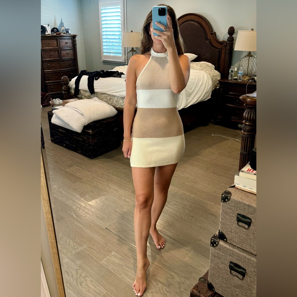 Sabo Skirt knit mini halter dress